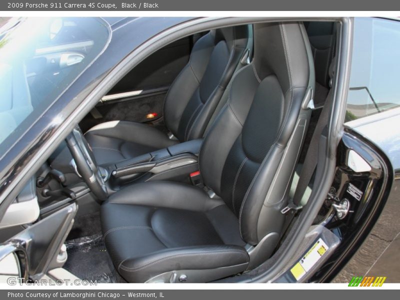 Front Seat of 2009 911 Carrera 4S Coupe