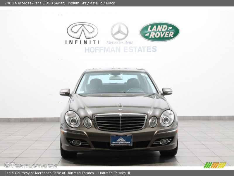 Indium Grey Metallic / Black 2008 Mercedes-Benz E 350 Sedan
