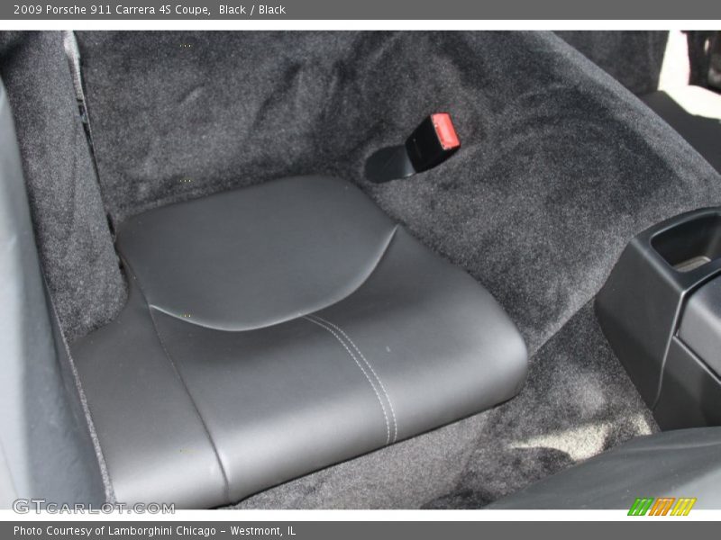 Rear Seat of 2009 911 Carrera 4S Coupe