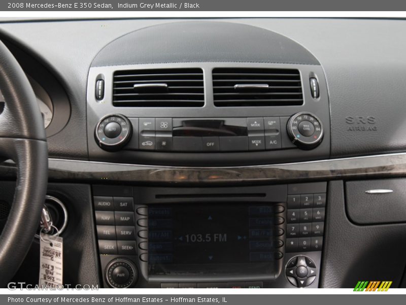 Indium Grey Metallic / Black 2008 Mercedes-Benz E 350 Sedan