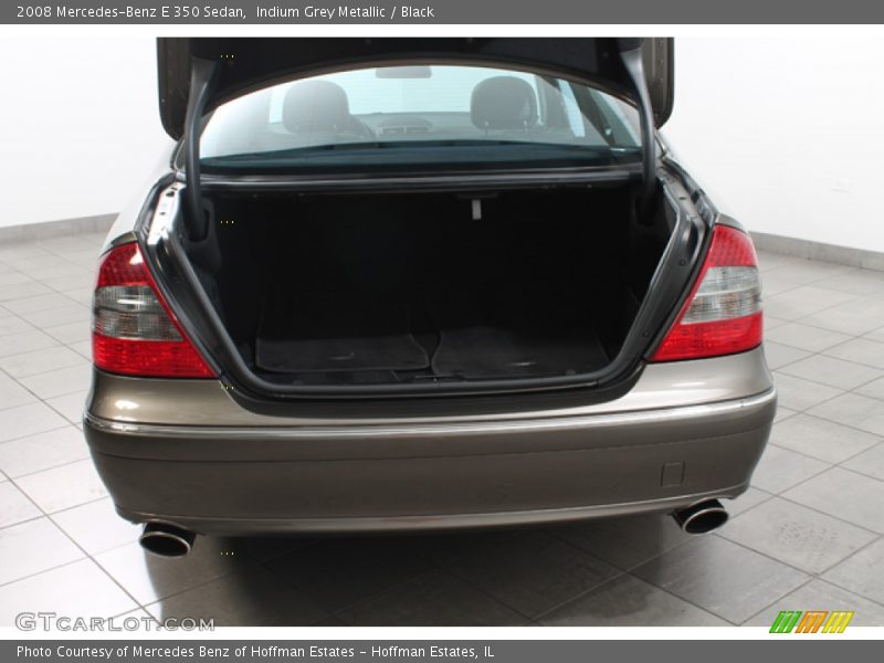 Indium Grey Metallic / Black 2008 Mercedes-Benz E 350 Sedan