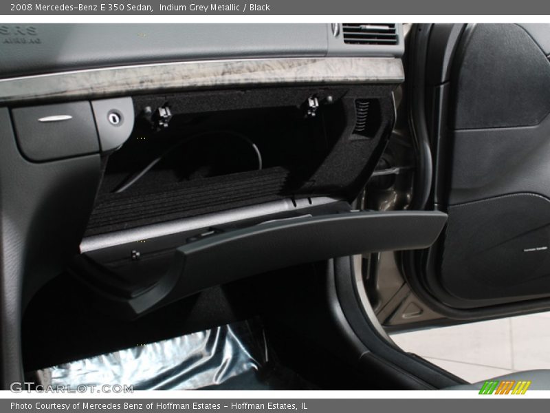 Indium Grey Metallic / Black 2008 Mercedes-Benz E 350 Sedan
