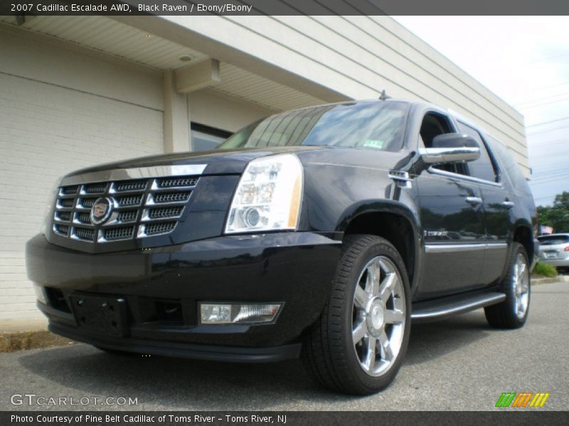 Black Raven / Ebony/Ebony 2007 Cadillac Escalade AWD