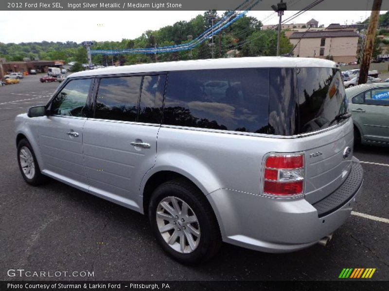 Ingot Silver Metallic / Medium Light Stone 2012 Ford Flex SEL