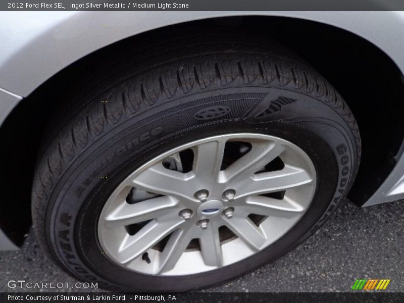 Ingot Silver Metallic / Medium Light Stone 2012 Ford Flex SEL