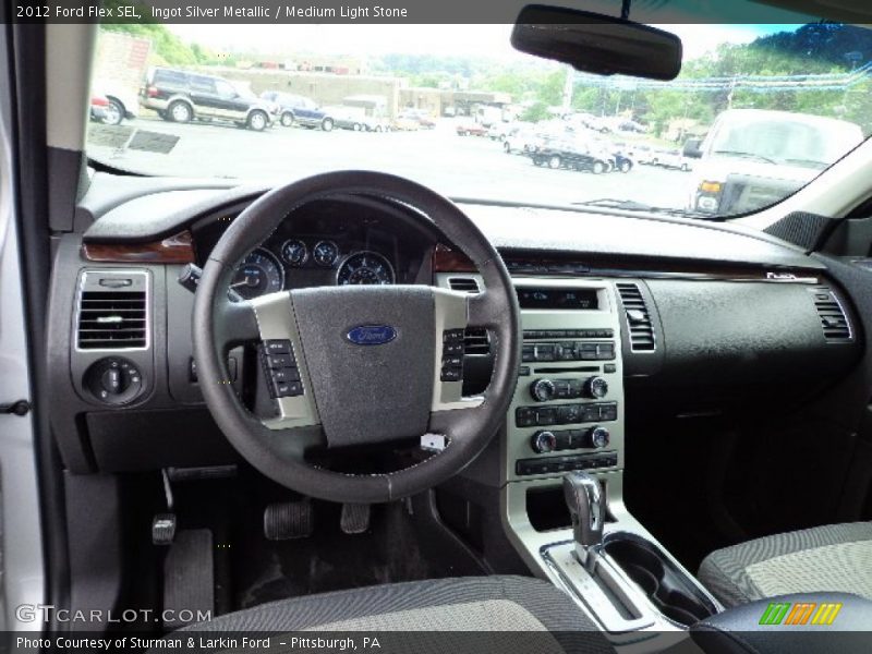 Ingot Silver Metallic / Medium Light Stone 2012 Ford Flex SEL