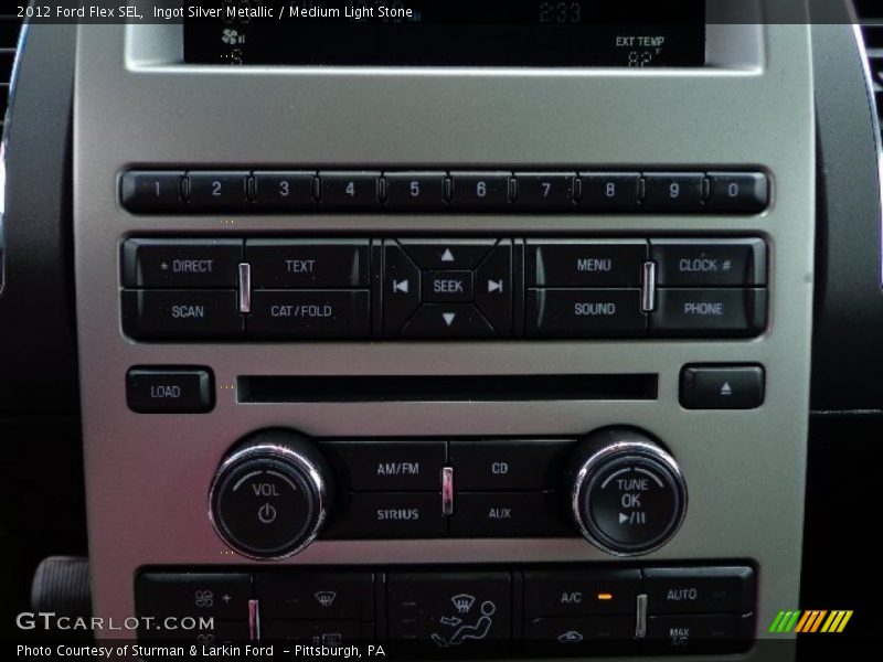 Ingot Silver Metallic / Medium Light Stone 2012 Ford Flex SEL