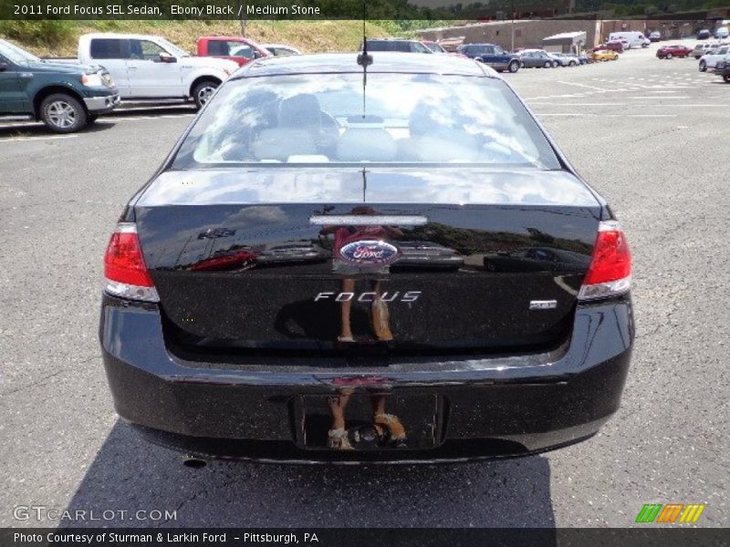 Ebony Black / Medium Stone 2011 Ford Focus SEL Sedan