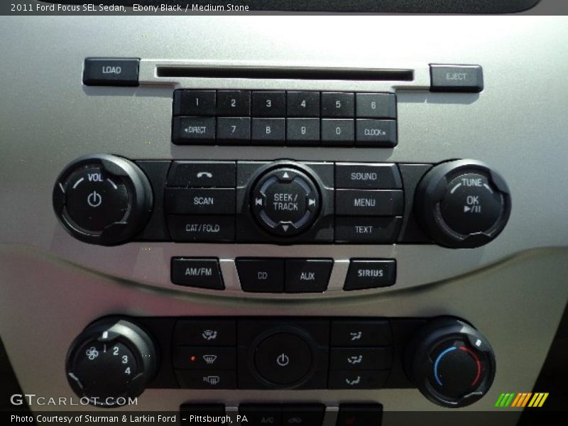 Ebony Black / Medium Stone 2011 Ford Focus SEL Sedan