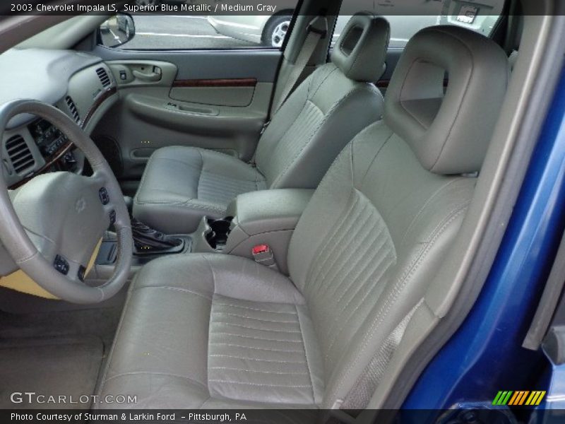 Superior Blue Metallic / Medium Gray 2003 Chevrolet Impala LS