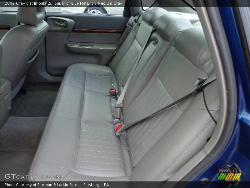 Superior Blue Metallic / Medium Gray 2003 Chevrolet Impala LS