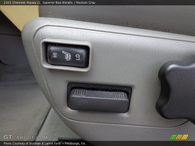 Superior Blue Metallic / Medium Gray 2003 Chevrolet Impala LS