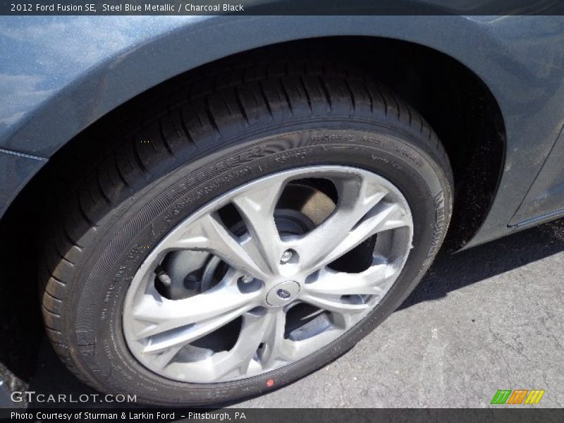 Steel Blue Metallic / Charcoal Black 2012 Ford Fusion SE