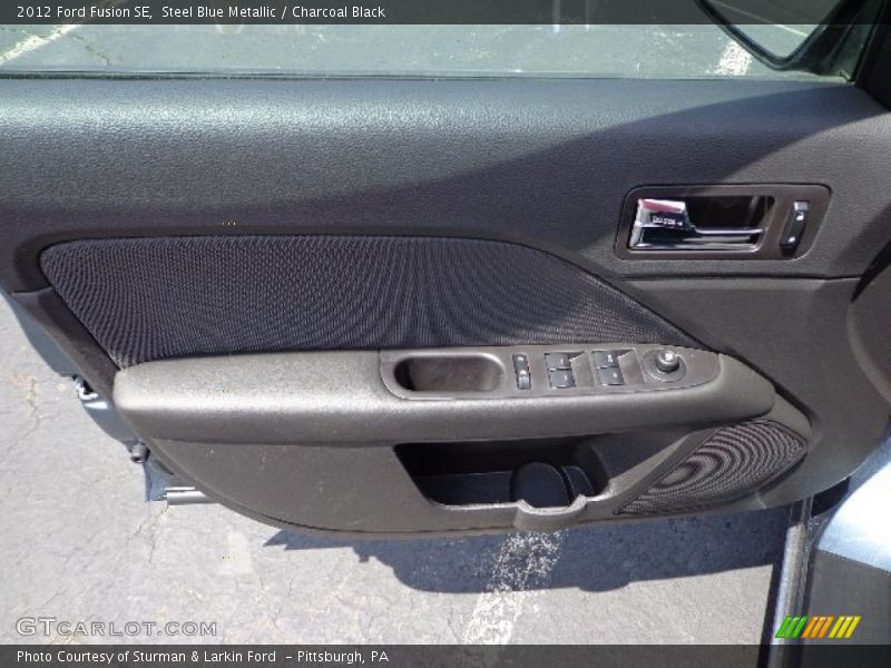 Steel Blue Metallic / Charcoal Black 2012 Ford Fusion SE