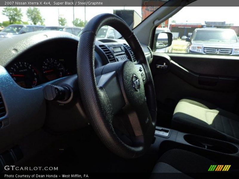 Super Black / Steel/Graphite 2007 Nissan Xterra X 4x4
