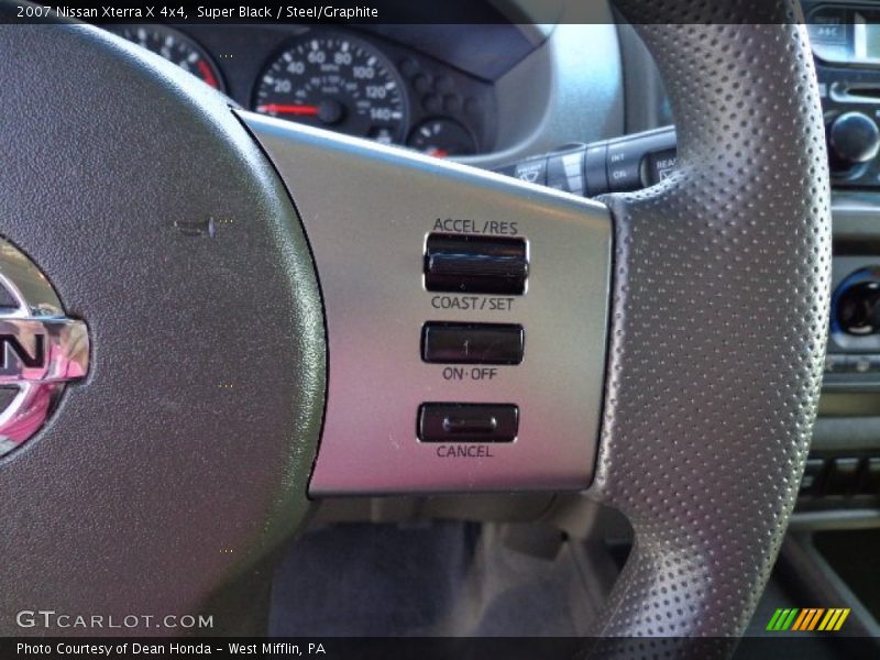 Super Black / Steel/Graphite 2007 Nissan Xterra X 4x4
