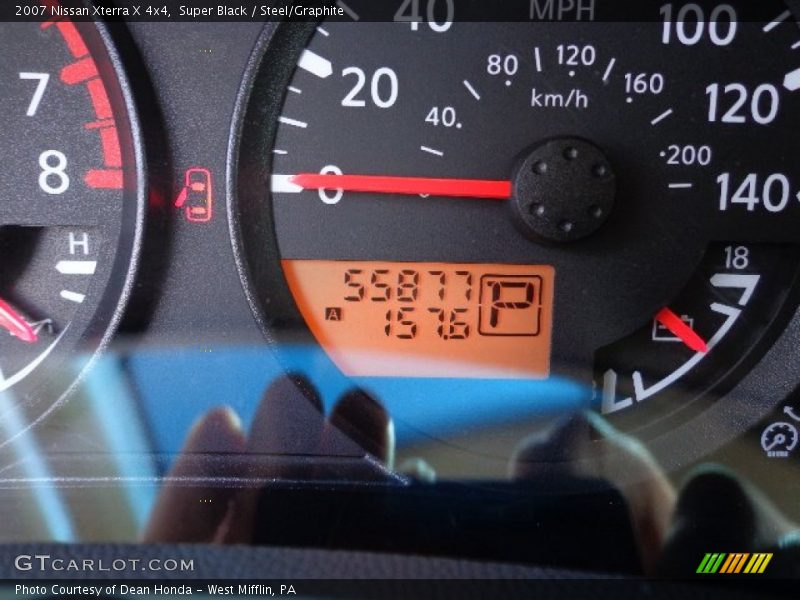 Super Black / Steel/Graphite 2007 Nissan Xterra X 4x4