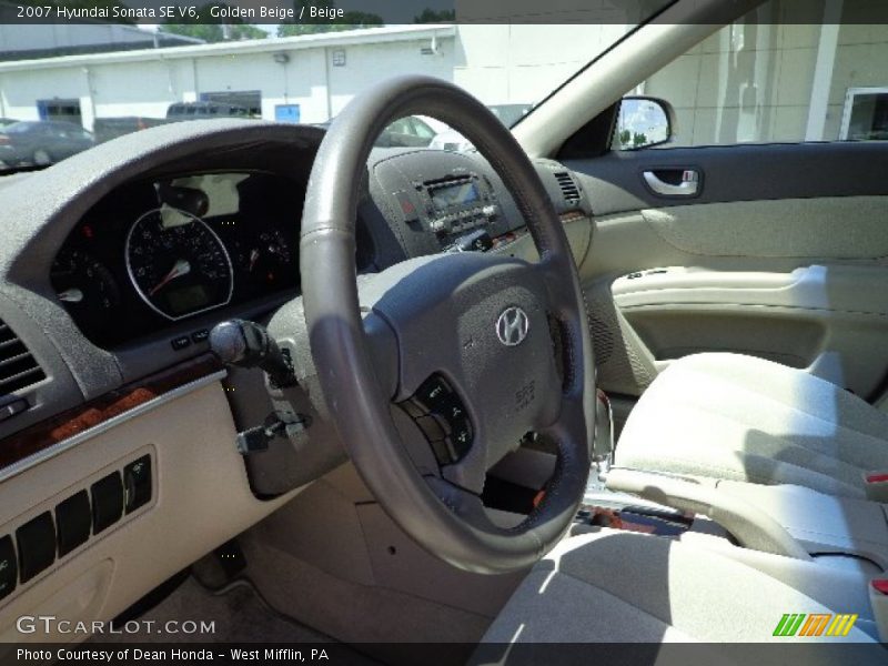 Golden Beige / Beige 2007 Hyundai Sonata SE V6