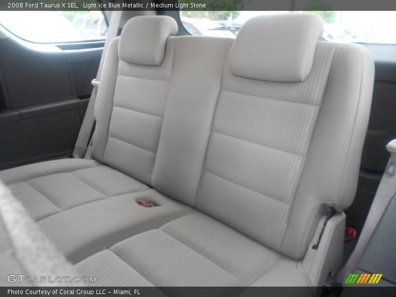 Light Ice Blue Metallic / Medium Light Stone 2008 Ford Taurus X SEL