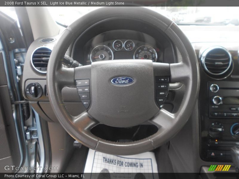  2008 Taurus X SEL Steering Wheel