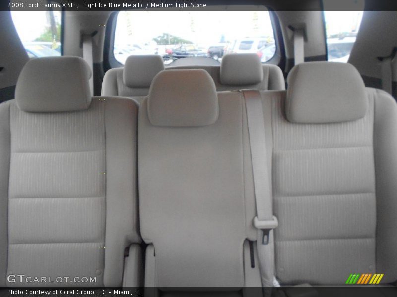 Light Ice Blue Metallic / Medium Light Stone 2008 Ford Taurus X SEL