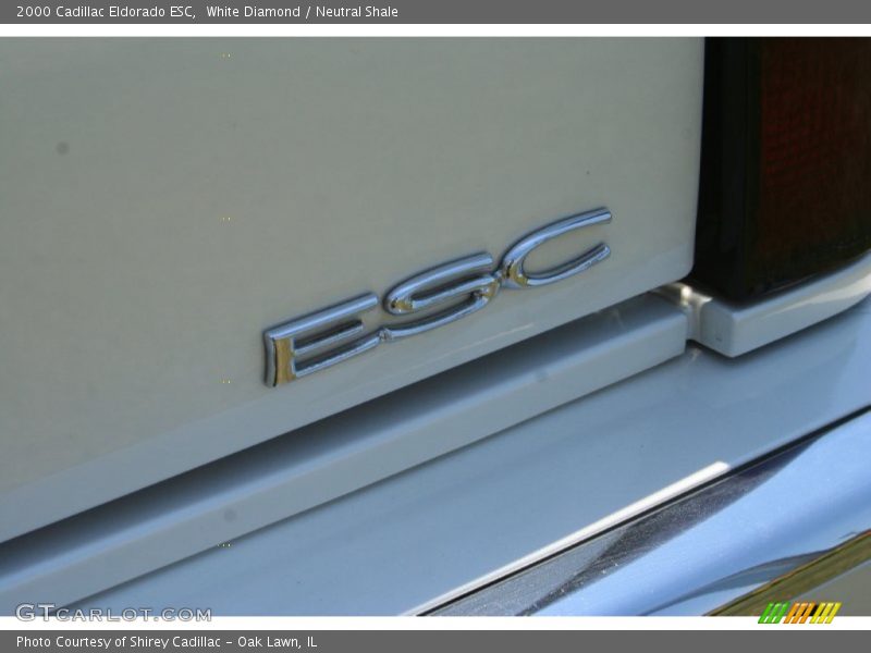 White Diamond / Neutral Shale 2000 Cadillac Eldorado ESC