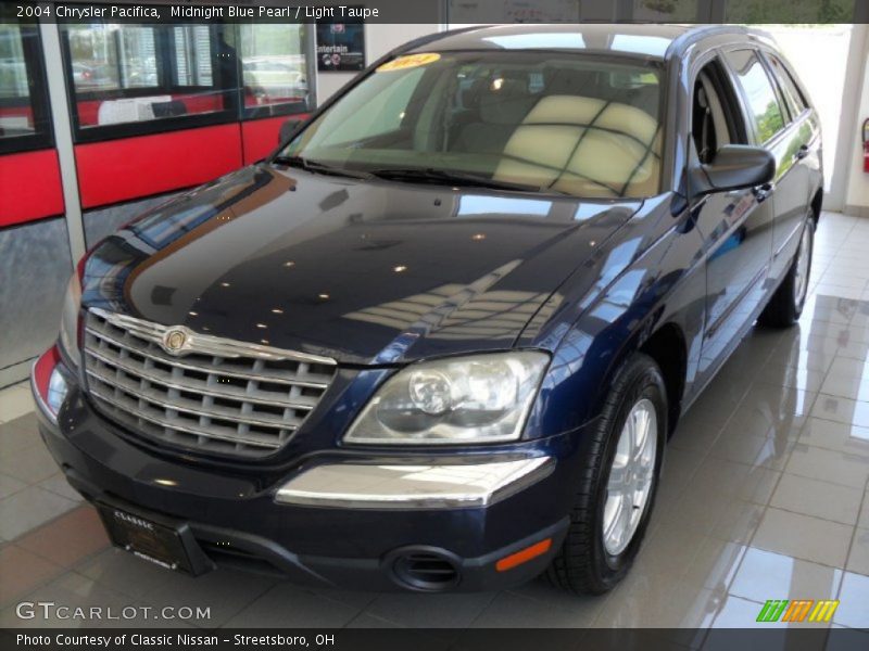 Midnight Blue Pearl / Light Taupe 2004 Chrysler Pacifica