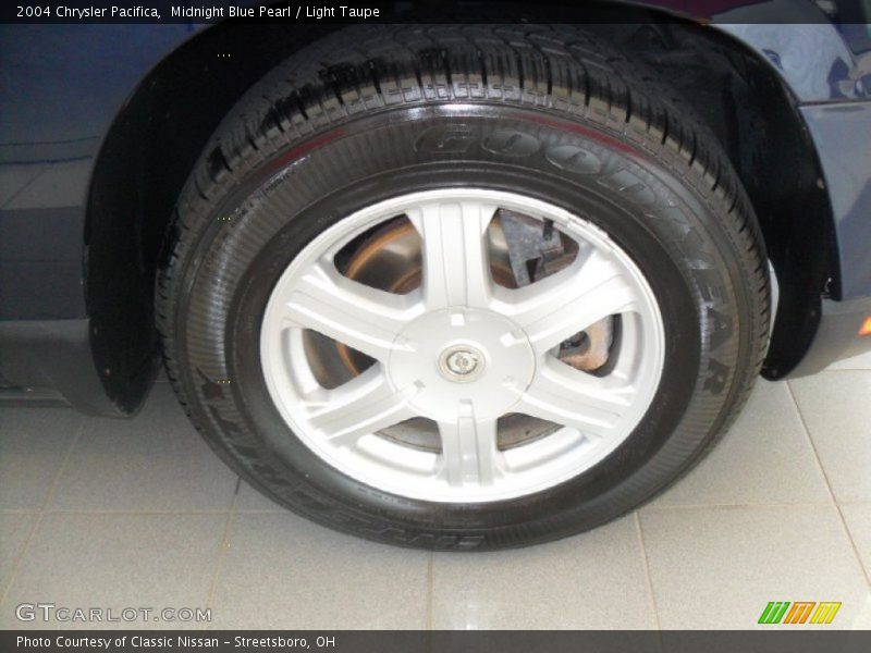 Midnight Blue Pearl / Light Taupe 2004 Chrysler Pacifica