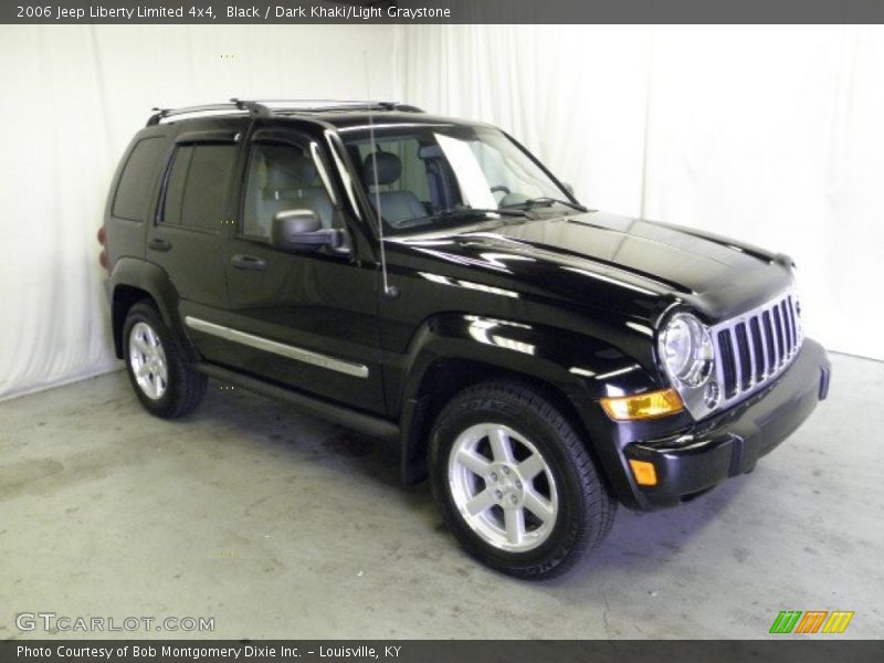 Black / Dark Khaki/Light Graystone 2006 Jeep Liberty Limited 4x4