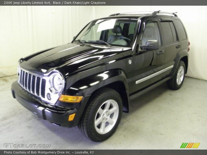 Black / Dark Khaki/Light Graystone 2006 Jeep Liberty Limited 4x4
