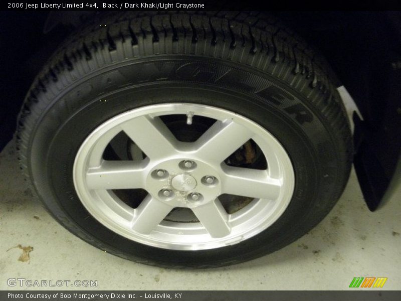 Black / Dark Khaki/Light Graystone 2006 Jeep Liberty Limited 4x4