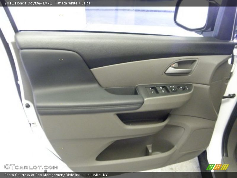 Taffeta White / Beige 2011 Honda Odyssey EX-L