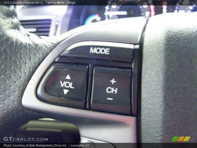 Taffeta White / Beige 2011 Honda Odyssey EX-L