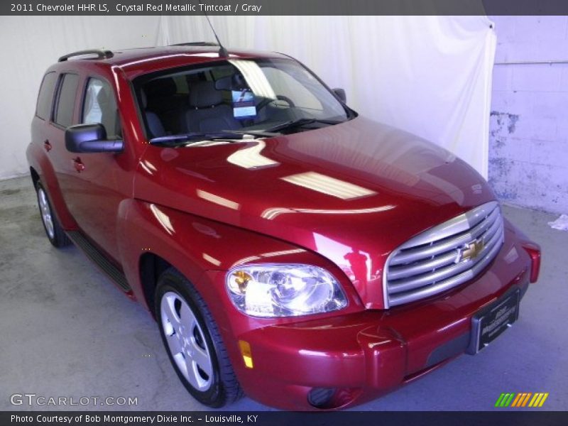 Crystal Red Metallic Tintcoat / Gray 2011 Chevrolet HHR LS