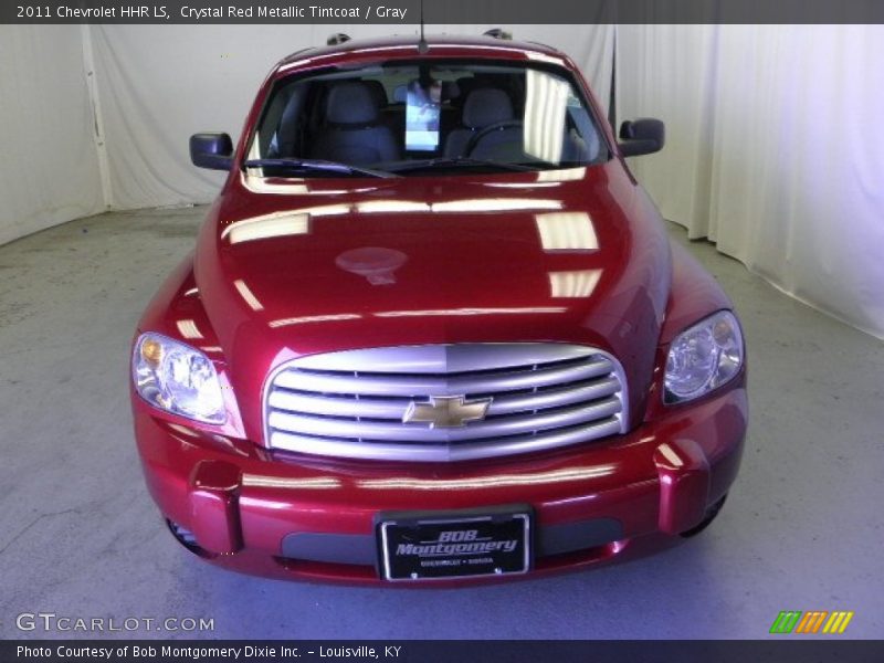 Crystal Red Metallic Tintcoat / Gray 2011 Chevrolet HHR LS