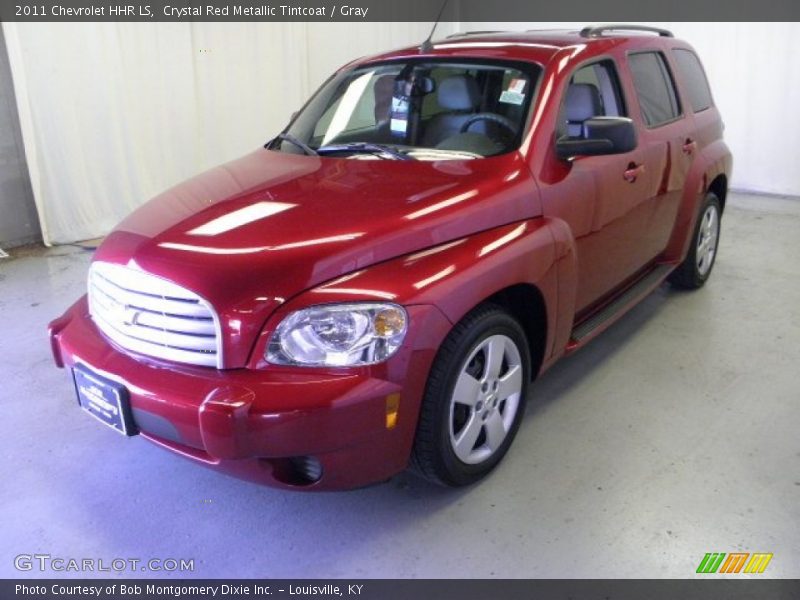 Crystal Red Metallic Tintcoat / Gray 2011 Chevrolet HHR LS