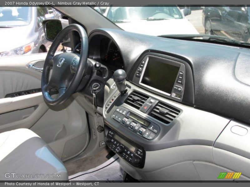 Nimbus Gray Metallic / Gray 2007 Honda Odyssey EX-L