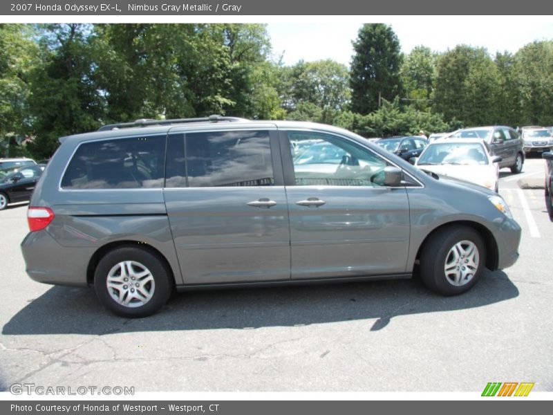 Nimbus Gray Metallic / Gray 2007 Honda Odyssey EX-L