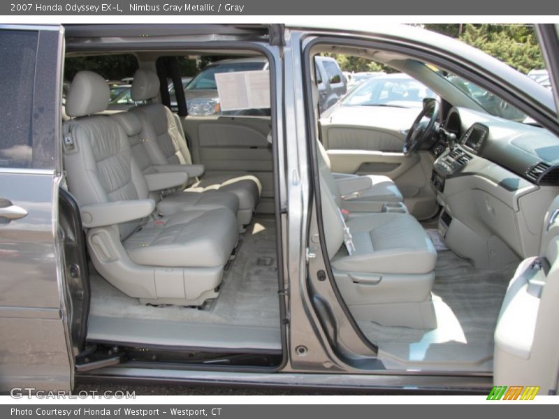 Nimbus Gray Metallic / Gray 2007 Honda Odyssey EX-L