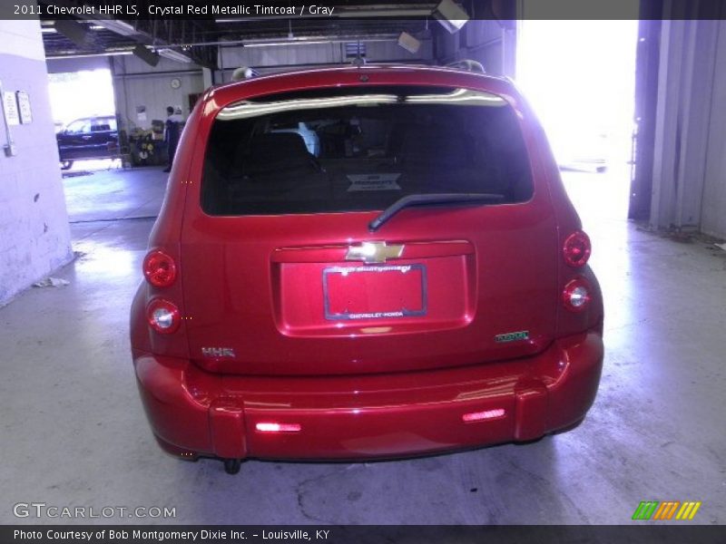 Crystal Red Metallic Tintcoat / Gray 2011 Chevrolet HHR LS
