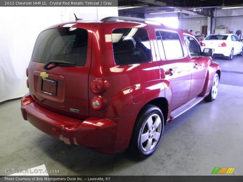 Crystal Red Metallic Tintcoat / Gray 2011 Chevrolet HHR LS