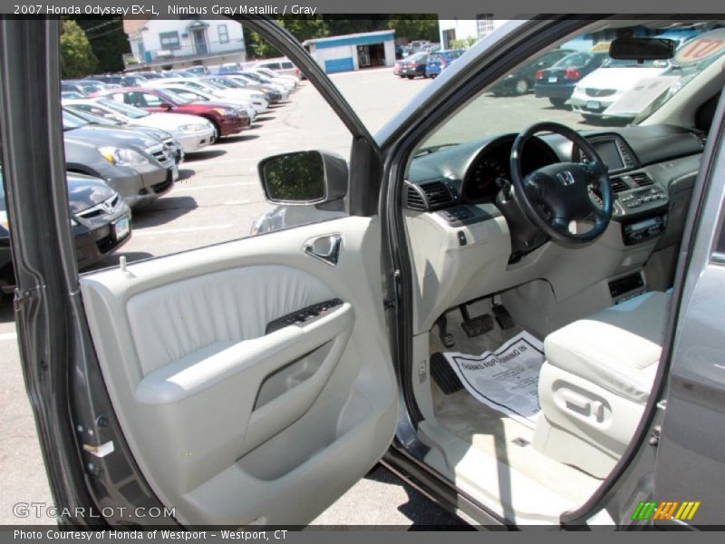 Nimbus Gray Metallic / Gray 2007 Honda Odyssey EX-L