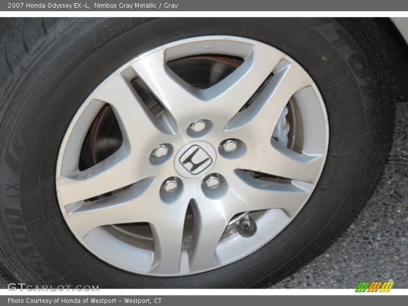 Nimbus Gray Metallic / Gray 2007 Honda Odyssey EX-L