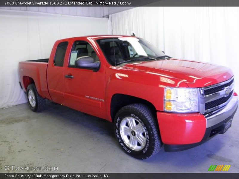 Victory Red / Ebony 2008 Chevrolet Silverado 1500 Z71 Extended Cab