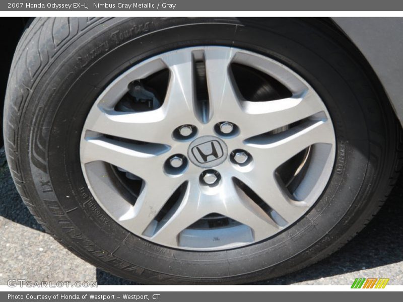 Nimbus Gray Metallic / Gray 2007 Honda Odyssey EX-L