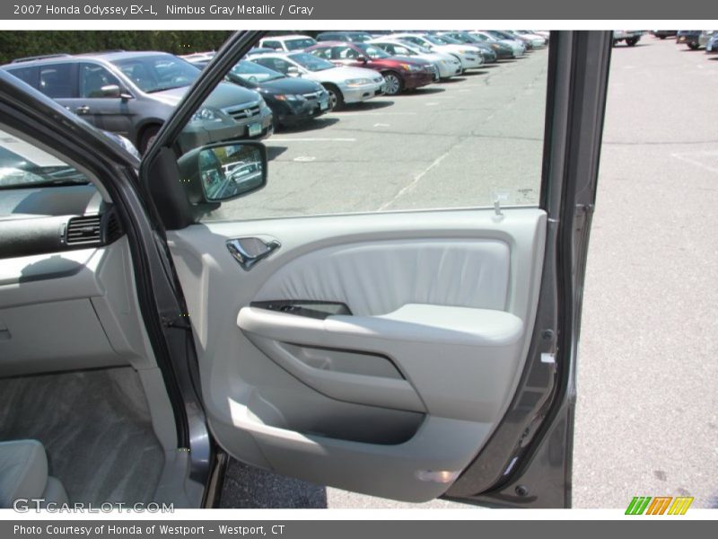 Nimbus Gray Metallic / Gray 2007 Honda Odyssey EX-L