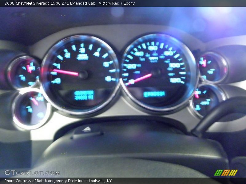 Victory Red / Ebony 2008 Chevrolet Silverado 1500 Z71 Extended Cab