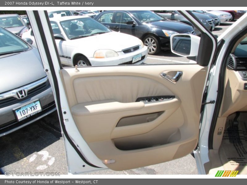 Taffeta White / Ivory 2007 Honda Odyssey EX-L