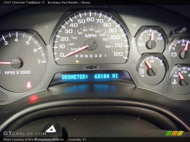 Bordeaux Red Metallic / Ebony 2007 Chevrolet TrailBlazer LT