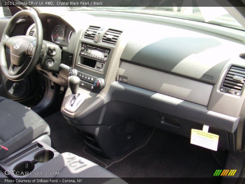 Crystal Black Pearl / Black 2011 Honda CR-V LX 4WD